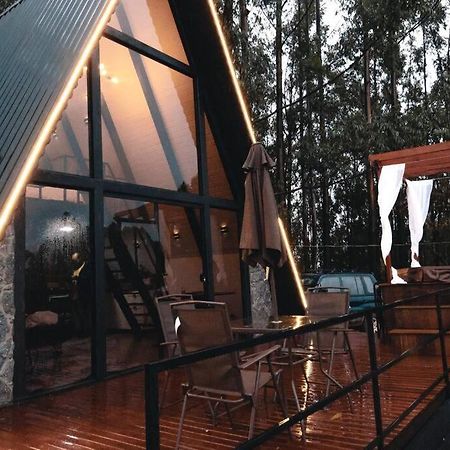 Cabana Raizes: A-Frame Com Vista Para As Montanhas Villa Baependi Exterior photo