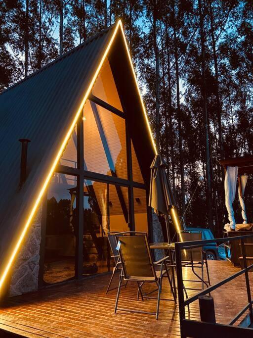 Cabana Raizes: A-Frame Com Vista Para As Montanhas Villa Baependi Exterior photo